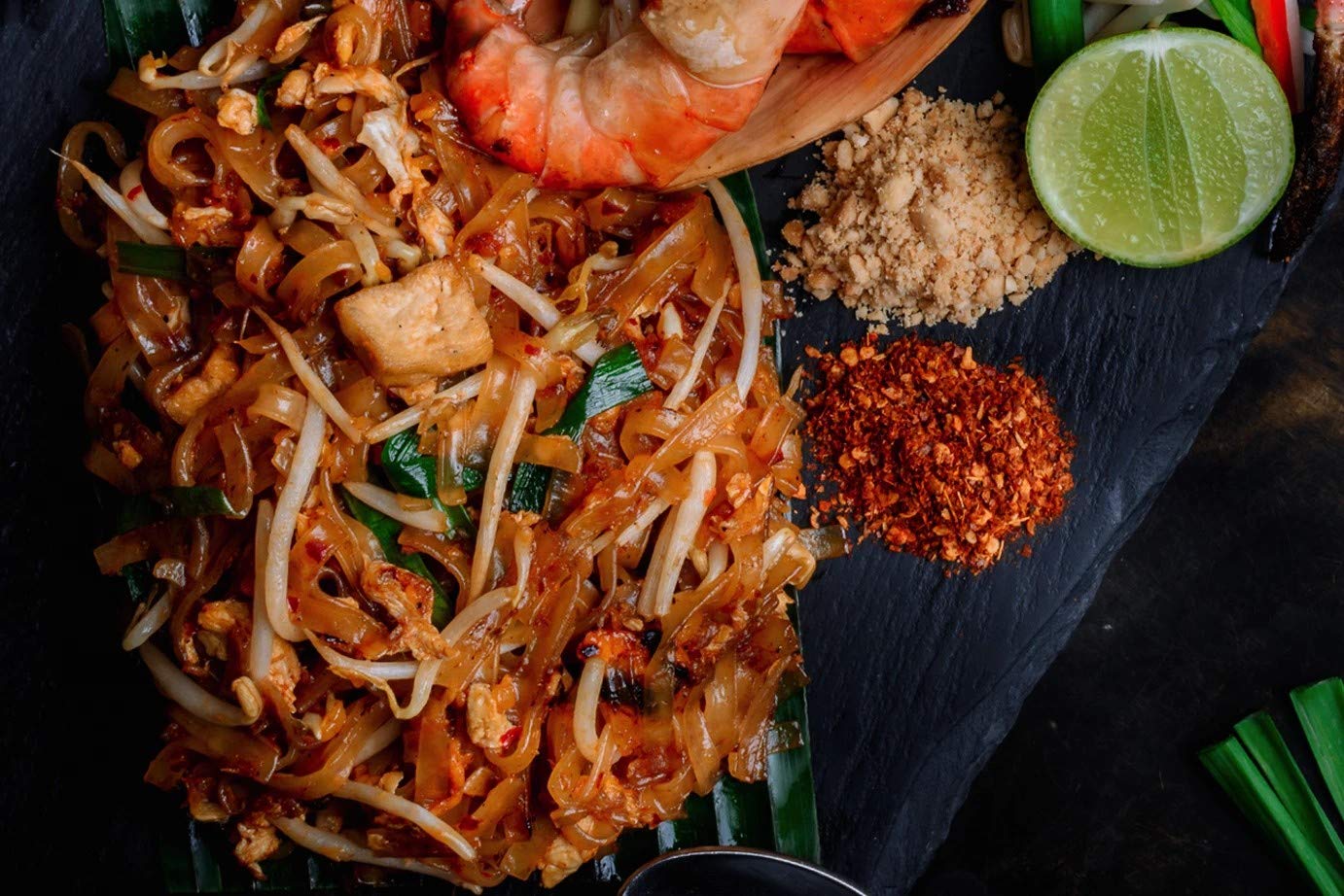 Verve Culture Thai for Two - Organic Pad Thai Noodles with Pad Thai Sauce | Authentic Thai Cooking Kit | Gluten-Free, Vegan