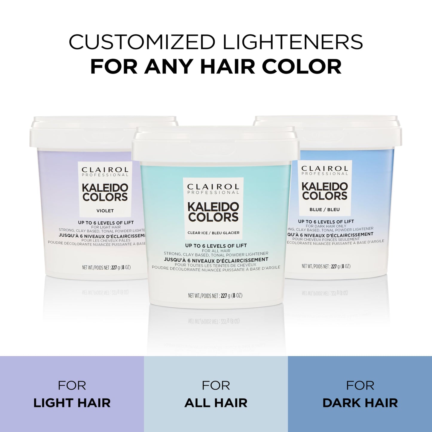 Clairol Professional Kaleidocolors Powder Lightener for Hair Highlights, Lightening, and Toning