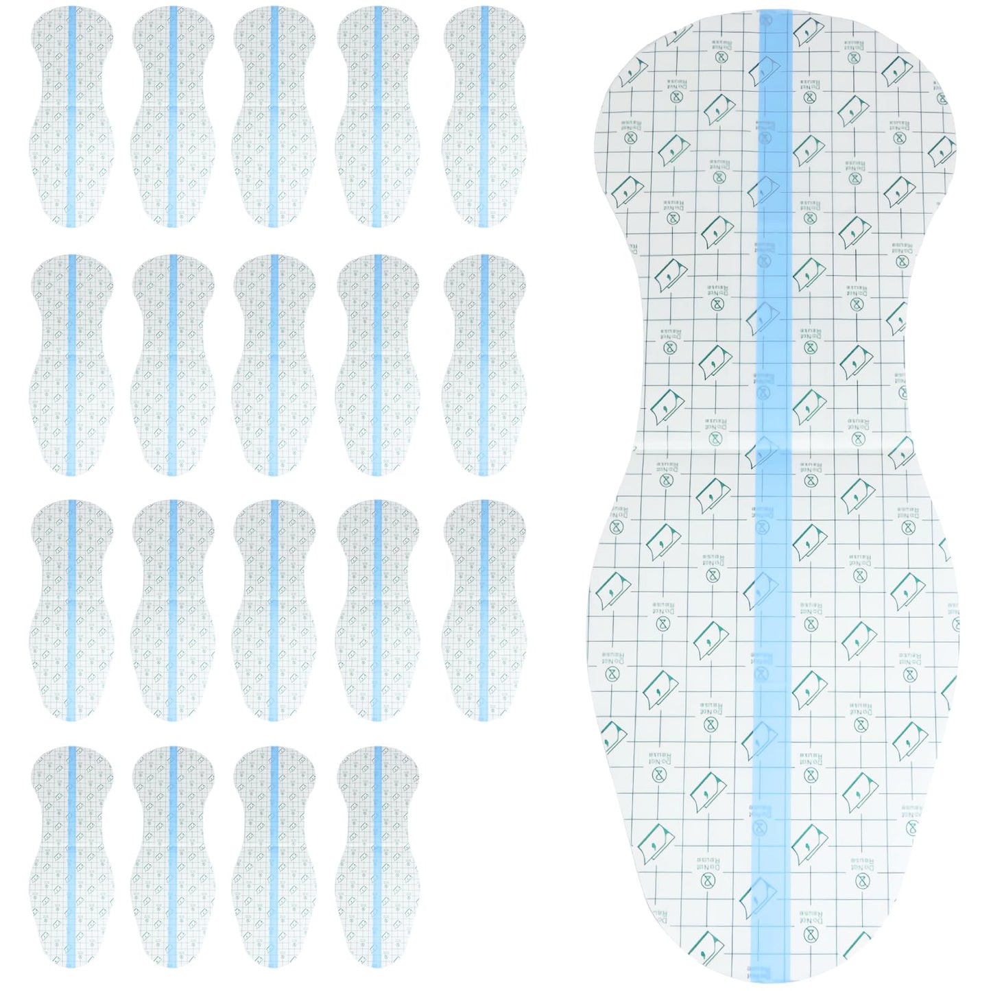 Waterproof Swimming Pads for Women – 20 PCS, Skin-Friendly PU Film & Cotton Core, Protective Private Stickers for Swimsuits, Lingerie, Water Parks, and Swimming