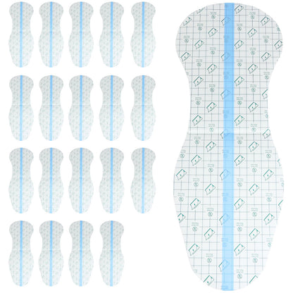 Waterproof Swimming Pads for Women – 20 PCS, Skin-Friendly PU Film & Cotton Core, Protective Private Stickers for Swimsuits, Lingerie, Water Parks, and Swimming
