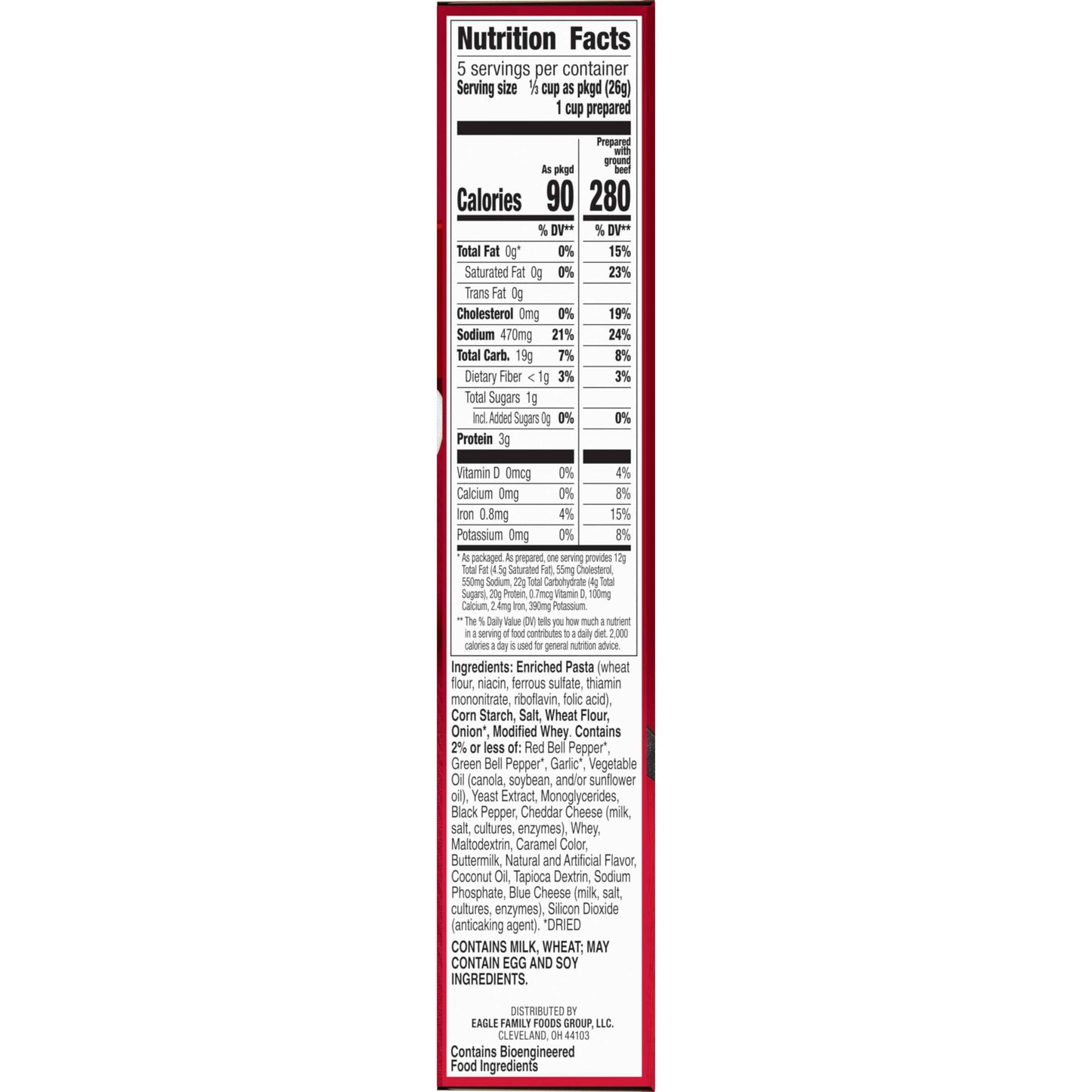 Hamburger Helper Deluxe Philly Cheesesteak, 4.8 Ounces, 12 per Case