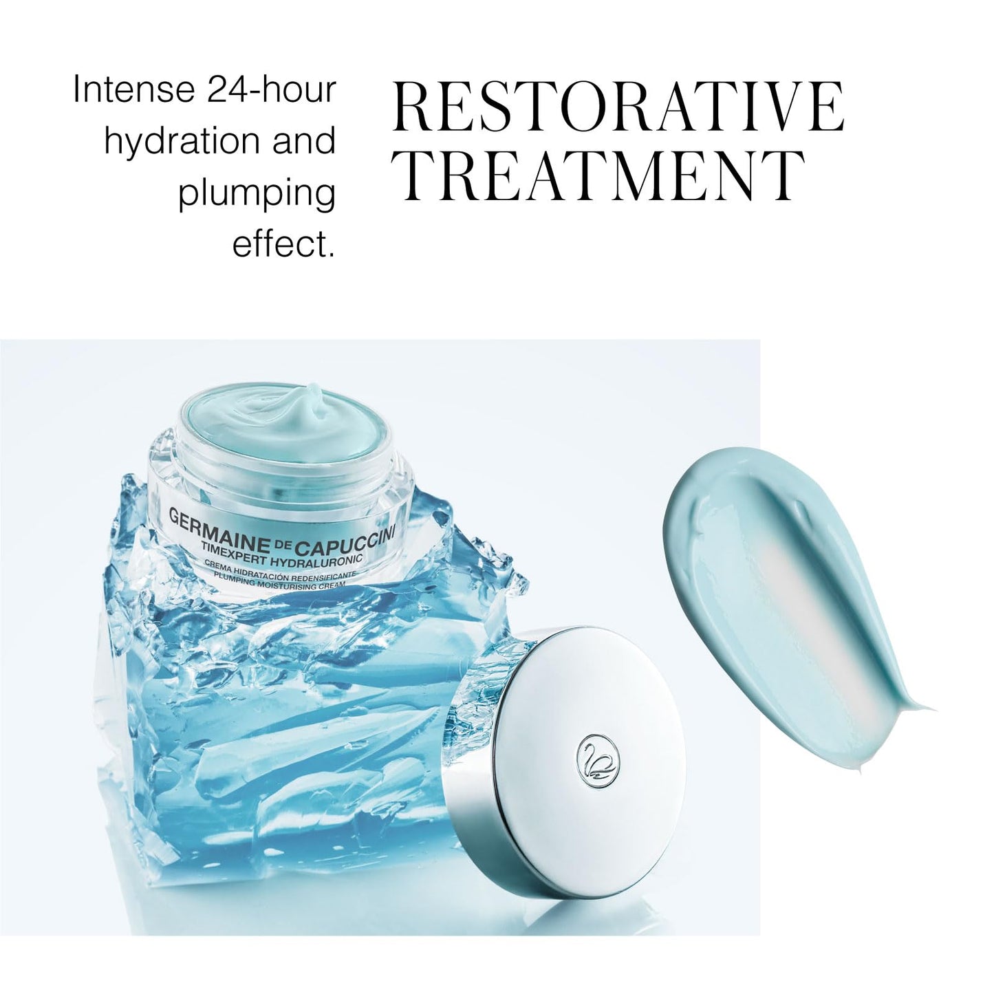 Germaine de Capuccini - Timexpert Hydraluronic I Hyaluronic Acid - Plumping Moisturising Cream Rich Sorbet I Anti-Aging Face Cream - Dehydrated, normal to dry skin - 1.70 oz