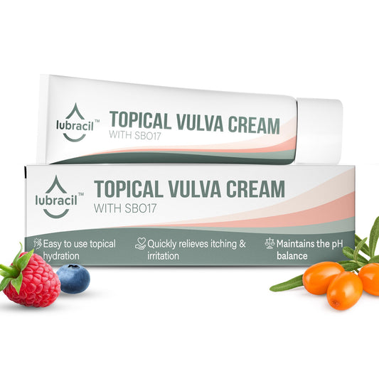 Vulva Moisture Cream - Daily Feminine Care Moisturizer Helping with Vaginal Dryness, Burning, Itching, Lubrication & Comfort for Women Estrogen Free, Non-GMO, Omega-7, Vitamin E, 1.76 Fl Oz, 1 Pack