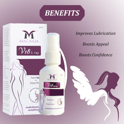 V18 Vaginal Tightening Spray - Tight It Up Vag Tightener - Effective Vagina Gel for Natural Tightening and Moisturizing - Rejuvenation for Women & Girls