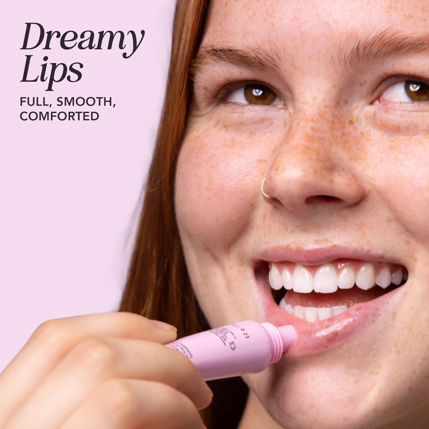 HERBIVORE Dream Jelly Multi-Oil Lip Balm for Hydration + Plumping with Linoleic Acid, Shea Butter, and Vegan Waxes - Plant-based, Vegan, Cruelty-Free