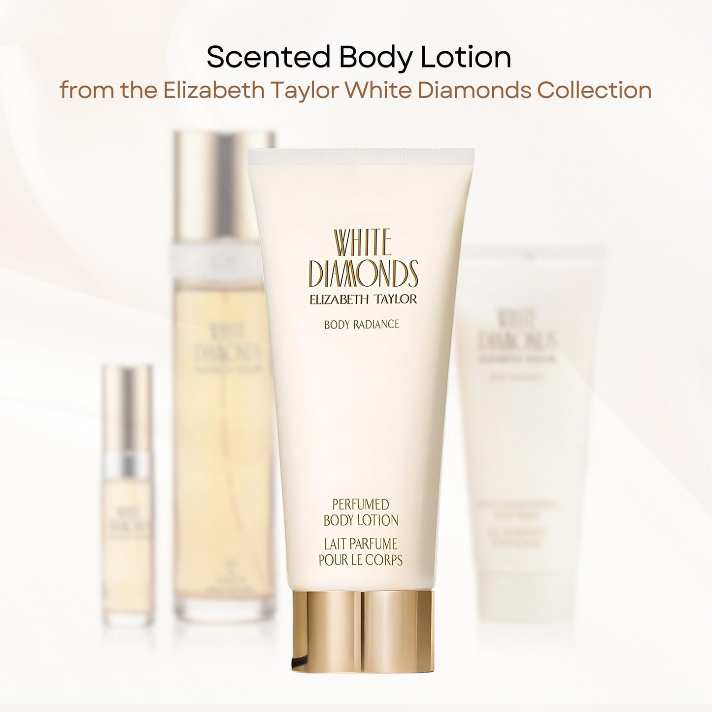 Elizabeth Taylor White Diamonds Women Body Lotion 3.3 oz