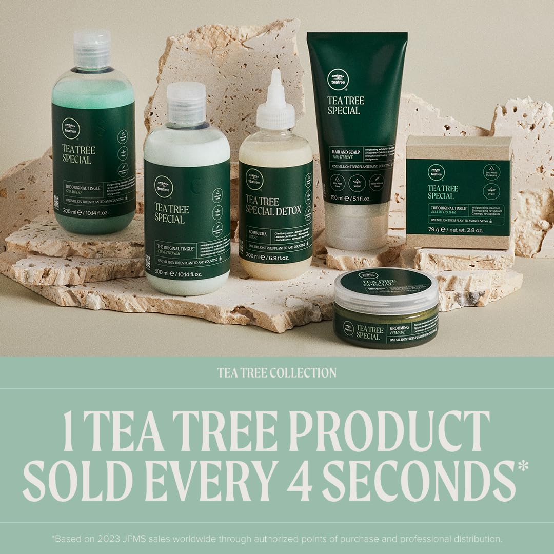 Tea Tree Styling Wax, Adds Definition + Hold, For All Hair Types, 5.1 fl. oz.
