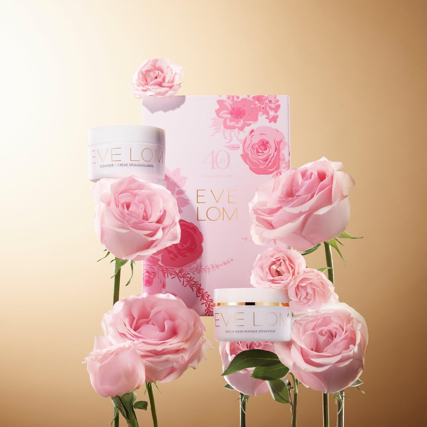 EVE LOM 40th Anniversary Heritage Set - Award Winning Cleansing Balm and Purifying Rescue Mask Bundle - Travel Essentials for Daily Skincare Ritual