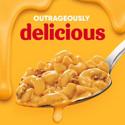 Velveeta Cheesy Bowls Ultimate Cheeseburger Mac Microwave Meal, 9 oz Tray