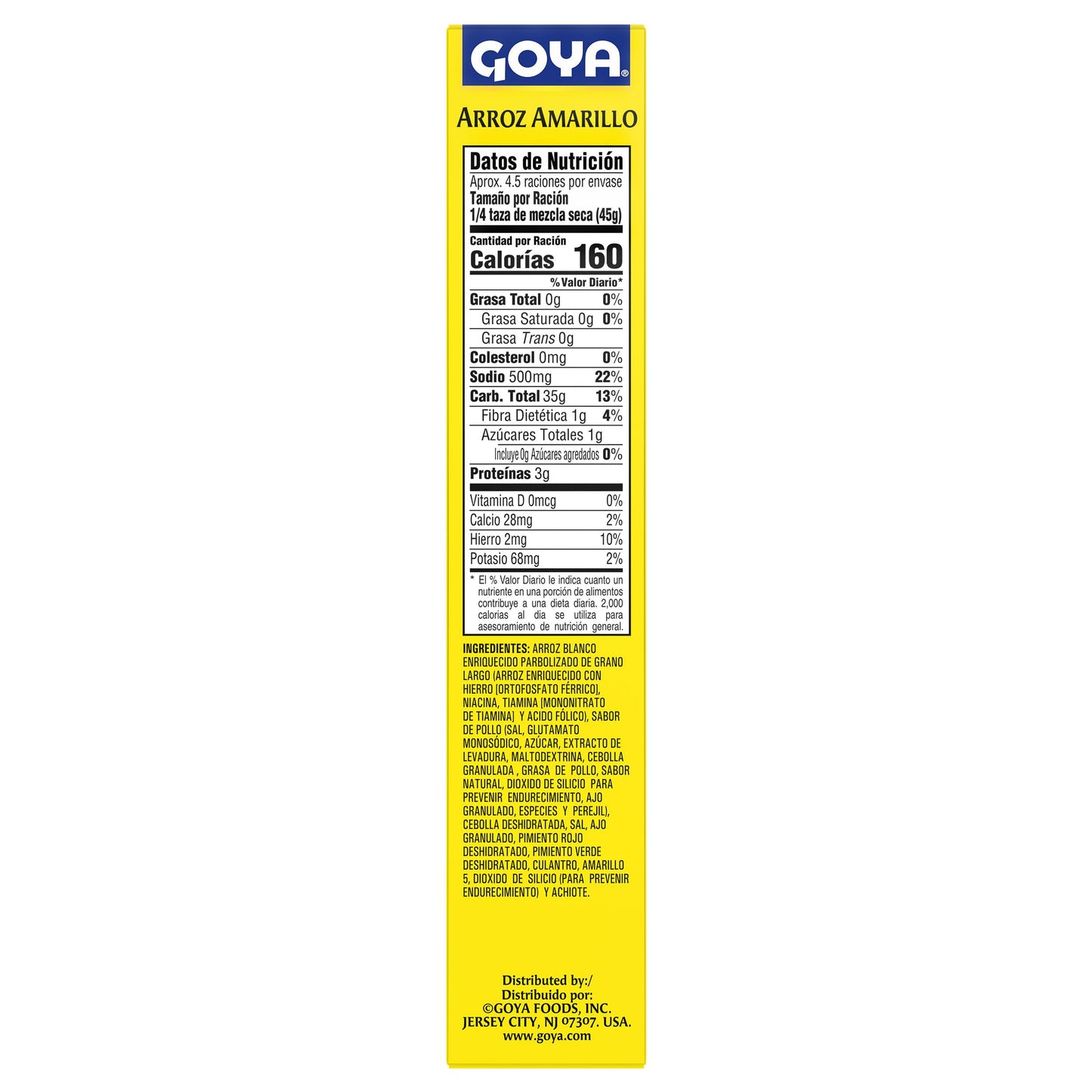 Goya Foods Yellow Rice Mix, 7 Ounce (Pack of 12)