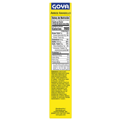 Goya Foods Yellow Rice Mix, 7 Ounce (Pack of 12)