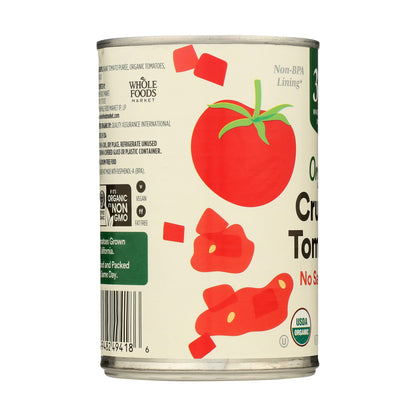 365 by Whole Foods Market, Organic Crushed Tomatoes, No Salt Added, 15 Ounce