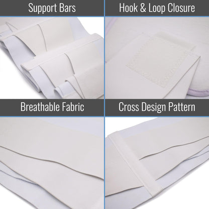 DMI Universal Elastic Back Support Brace with Crisscross Design for Extra Support, Elastic Construction Provides Consistent Compression, FSA & HSA Eligible, Adjustable from 24″ - 46″