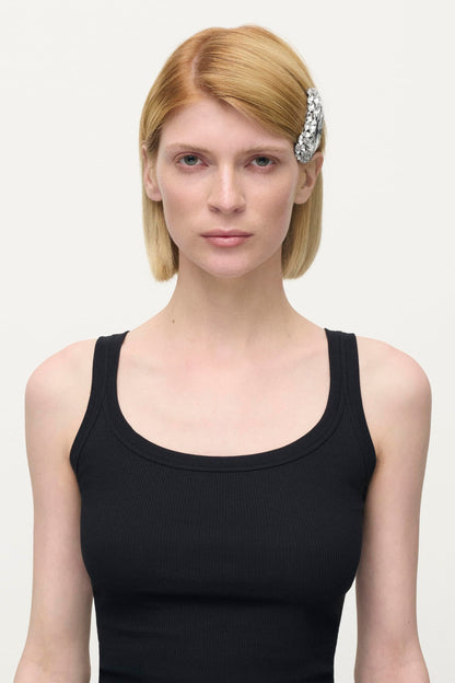 AREA Crystal Cluster Triangle Hairclip
