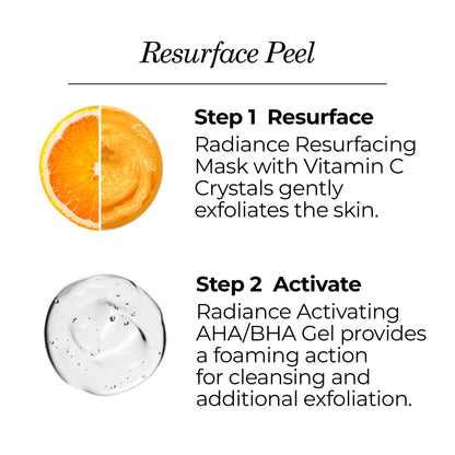NassifMD Micro-Spa Vitamin C Skin Peel – AHA BHA Exfoliant with Salicylic Acid