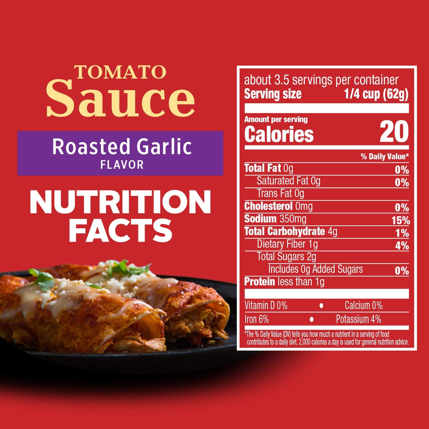 Hunt’s Tomato Sauce with Roasted Garlic, Perfect for Chili & Soups, 8 oz. Can
