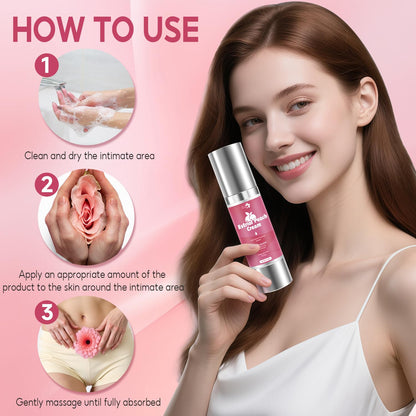 Natural Silky Peach Cream for Women, Plant-Based Estrogen Cream - Relieves Menopausal Vaginal Dryness & Itching, Regulates Female Hormonal Balance (1.76 fl.oz)