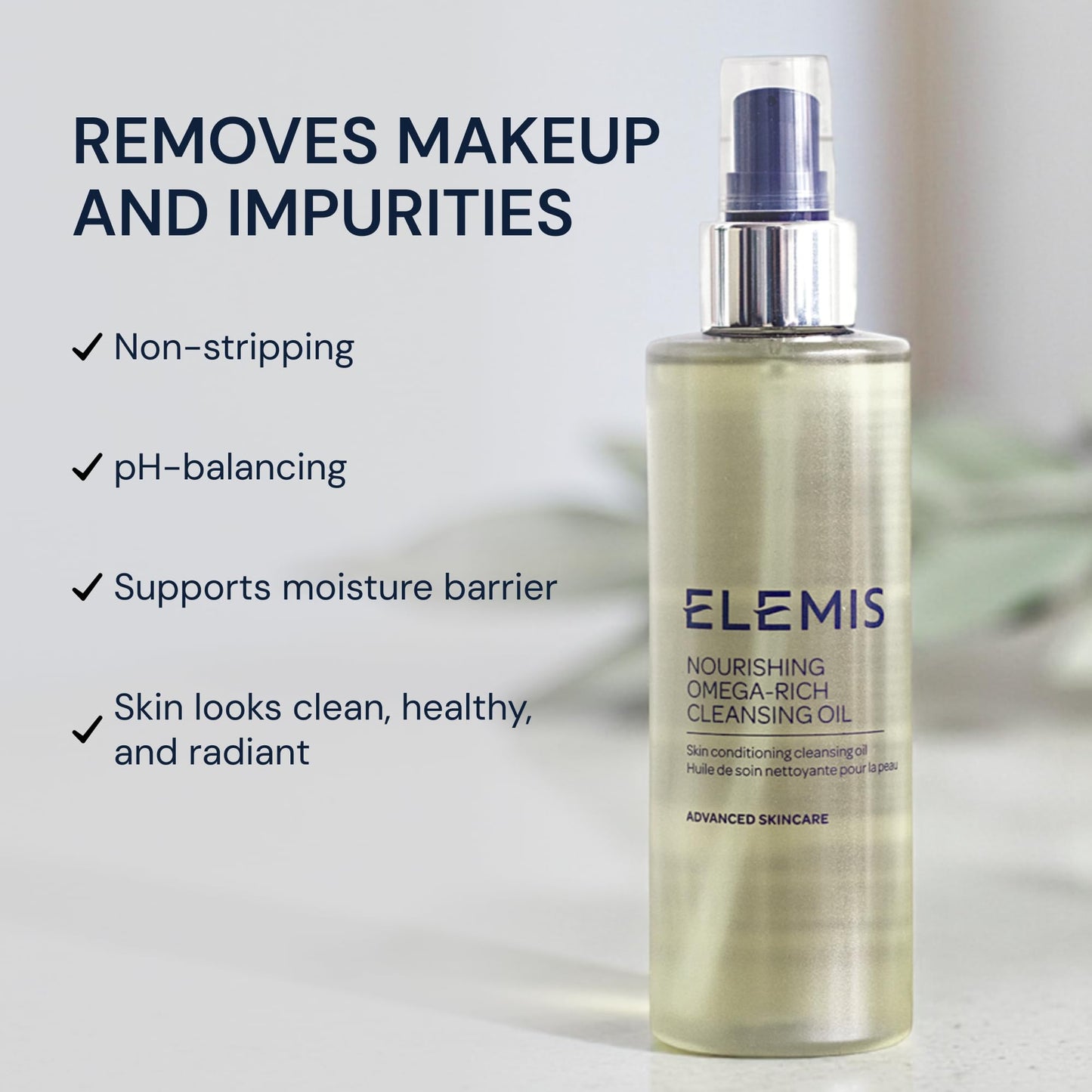 ELEMIS Nourishing Omega-Rich Cleansing Oil; Skin Conditioning Cleansing Oil, 6.5 Fl Oz