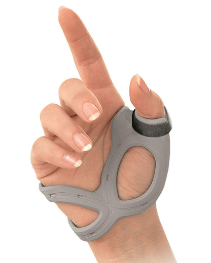Actimove Professional Line Rhizo Forte Thumb Brace, Right, Gray, Small