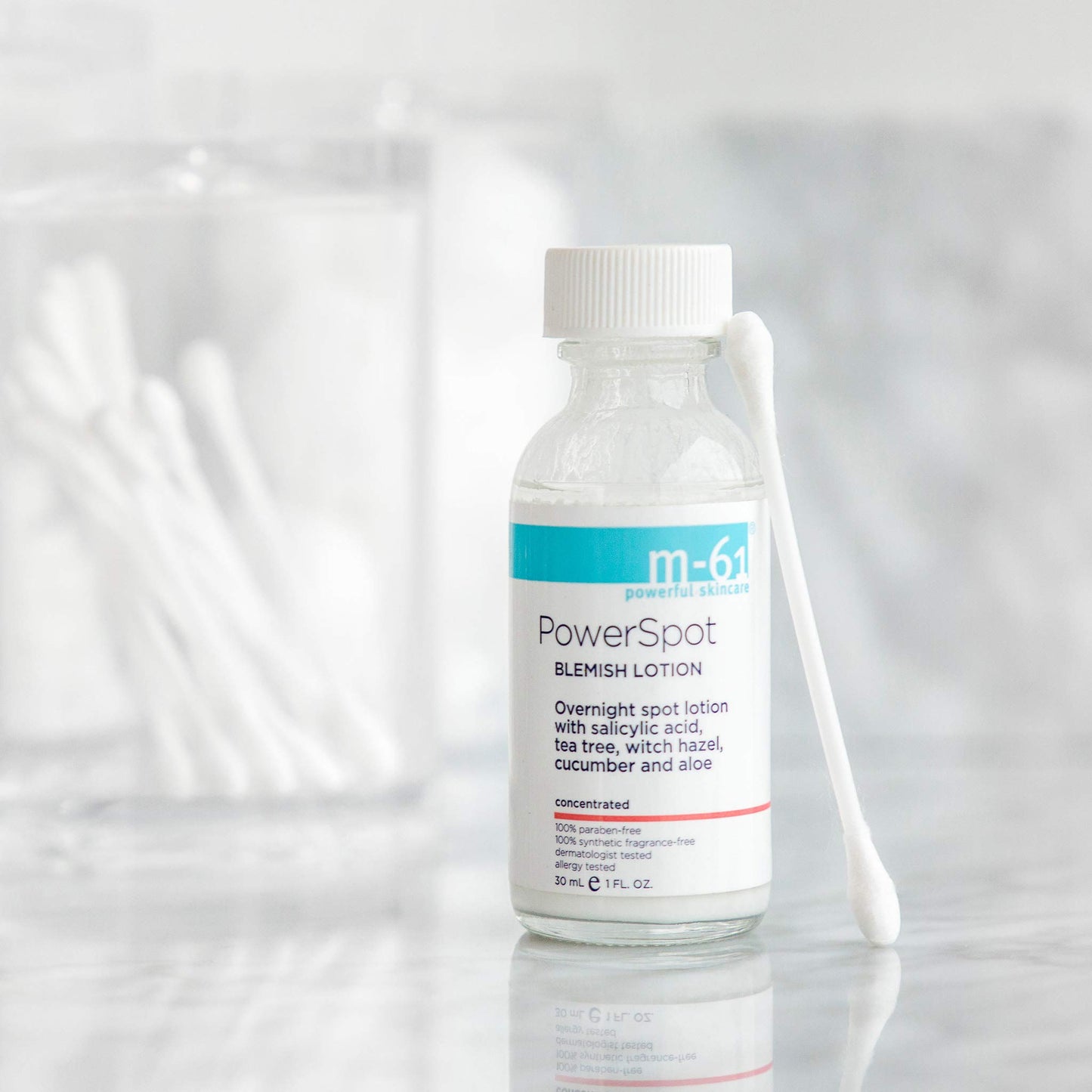 m-61 Powerspot Blemish Lotion | Fast-Acting Overnight Spot Treatment With Salicylic Acid, Tea Tree, Witch Hazel, Aloe, 1.0 Fl Oz