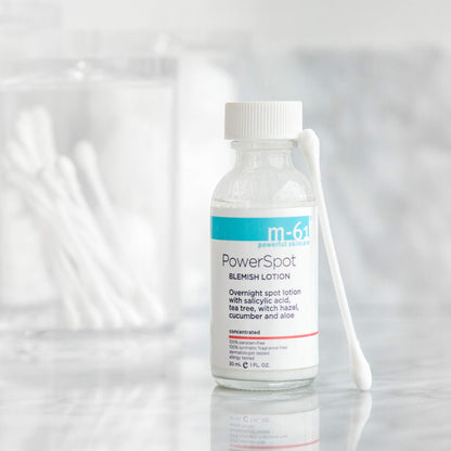 m-61 Powerspot Blemish Lotion | Fast-Acting Overnight Spot Treatment With Salicylic Acid, Tea Tree, Witch Hazel, Aloe, 1.0 Fl Oz