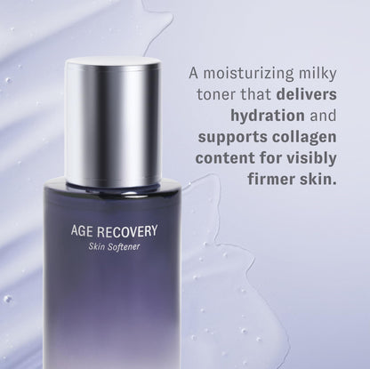 O HUI Age Recovery Skin Softener | Hydrates and Nourishes Skin | Prep Skin | Korean Skin Care | Milky Lotion Texture | Daily Toner Usage | Anti-Wrinkle Care | Non-Sticky | Peptide | Collagen Support