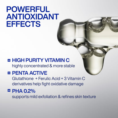 IOPE Expert Vitamin C 25% Antioxidant Serum - 25% Pure Vitamin C Face Serum - Visibly Evens Skin Tone, Enhances Radiance, and Smooths Texture – 5 Antioxidants and PHA - 0.77 fl. oz.
