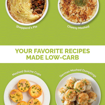 Palmini Cheddar & Jalapeno Mashed |Low Carb, Low Calorie Hearts of Palm Mashed| 8g of Net Carbs, 70 Calories Per Serving | As Seen on Shark Tank | Ready-to-Eat | (8 Ounces Pouch (Pack of 6)