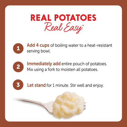 Idahoan Loaded Baked Mashed Potatoes, 8 Ounce (Pack of 8)