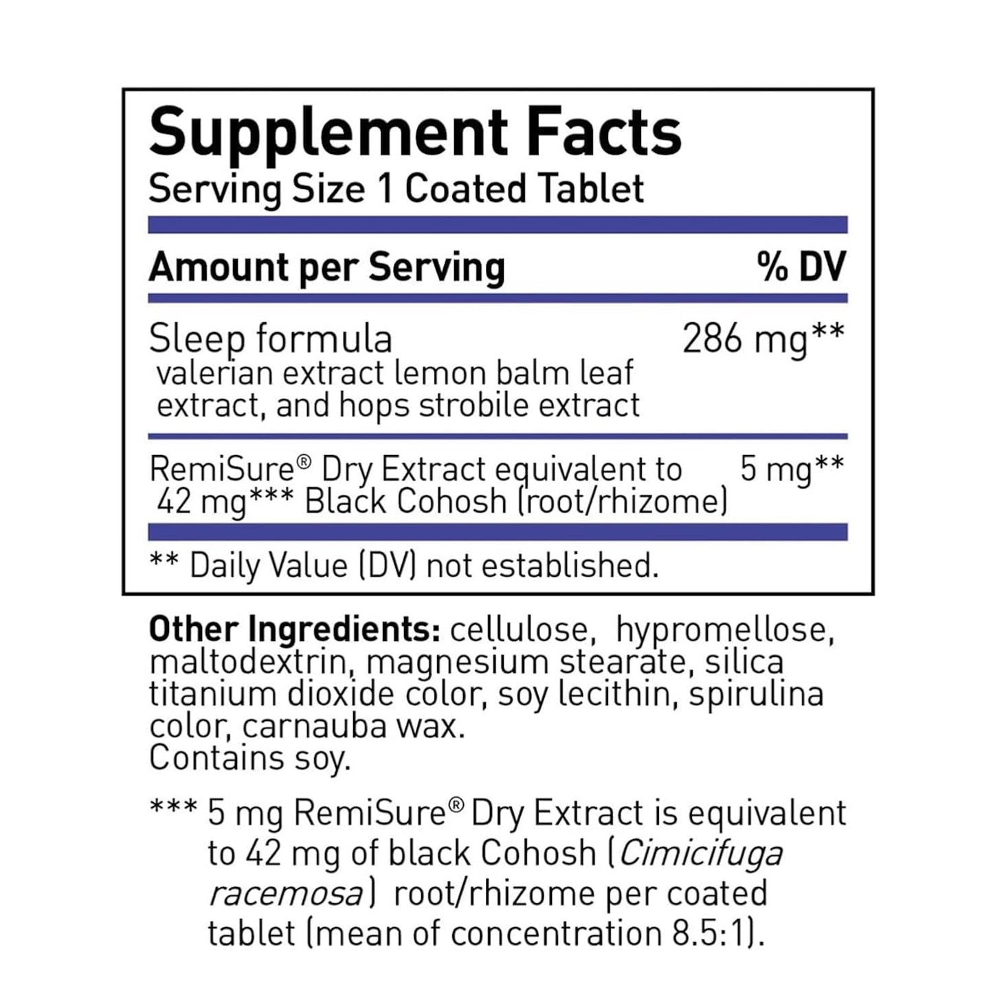 Remifemin Good Night - Menopause Symptoms Relief & Restful Sleep Support - Clinically Proven Ingredients - Menopause Supplements - Black Cohosh - Estrogen-Free - Made in Germany - 60 Tablets