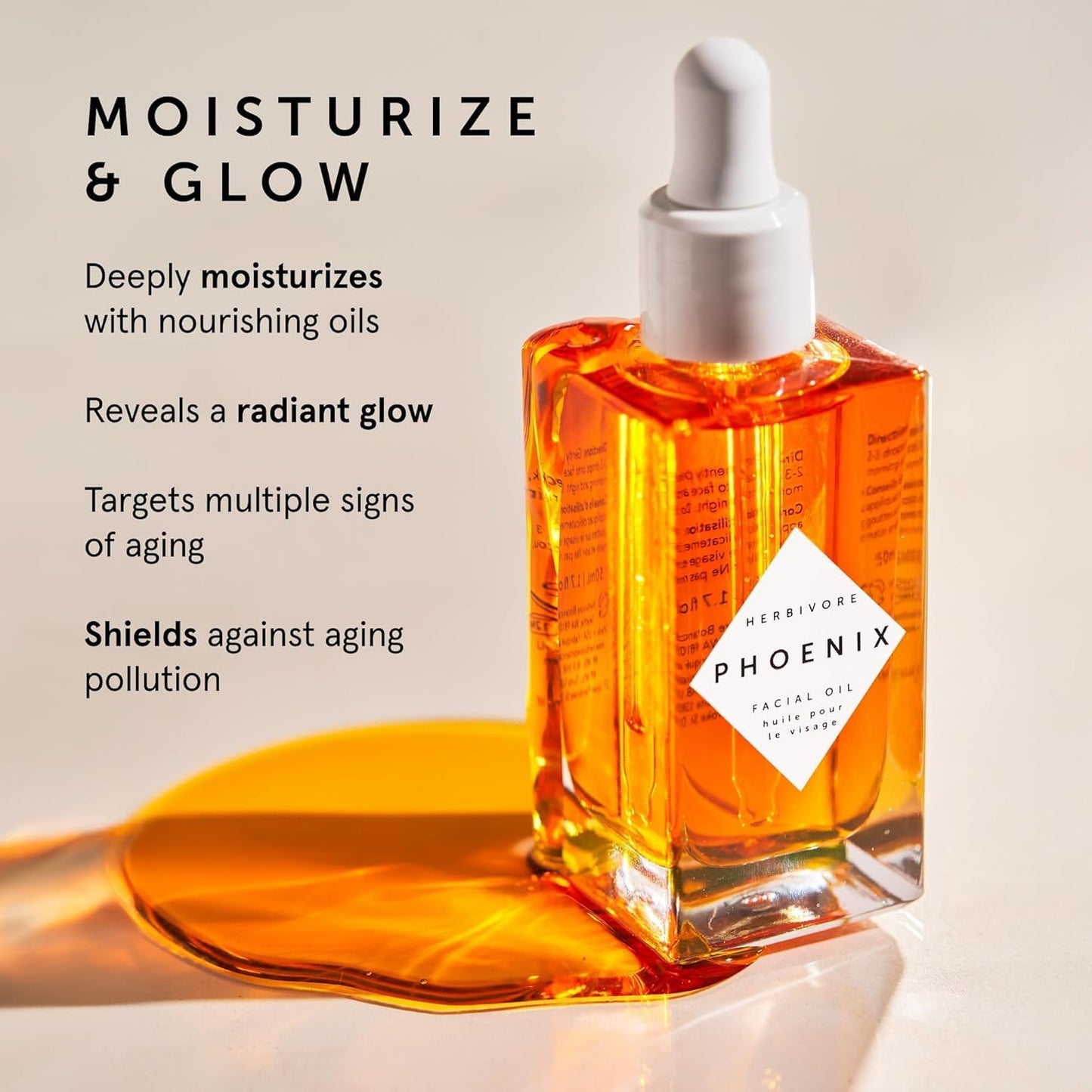 HERBIVORE Balance + Renew Skincare Set |Balancing Facial Oil Regimen Skin Care Bundle Including Lapis and Phoenix