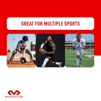 McDavid Knee Brace, Maximum Support with Polycentric Hinges & Cross Straps, Comfortable Compression & Extra Stability