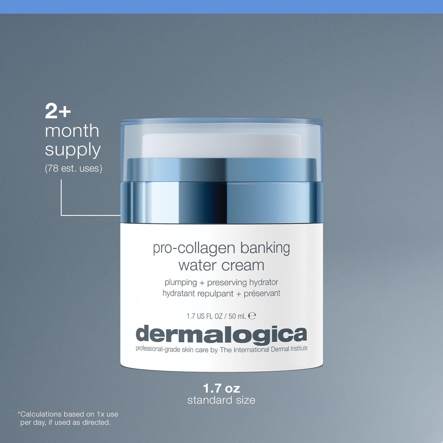 Dermalogica Pro Collagen Banking Water Cream, Collagen Moisturizer for Face - Preserving Collagen and Elastin, Supports Skin Barrier, 1.7 fl oz