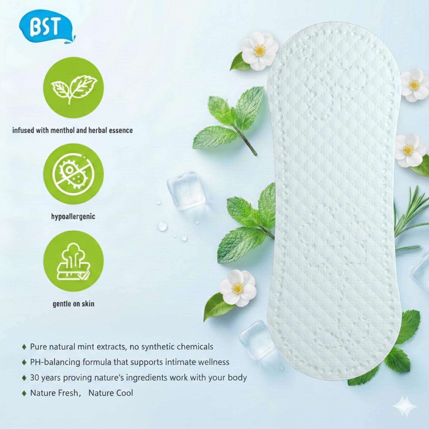 BST Women Tween & Teen Period Kit |128 Pcs Contains 80 Daily Liners, 32 Daily Thin Panty Liners,and 16 Extra Heavy Overnight Pads