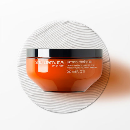 shu uemura art of hair Urban Moisture Deep Hydration Treatment Mask - Nourishes, Smooths, and Adds Shine For Dry Hair, 6 Fl Oz