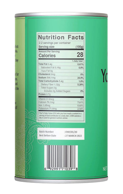 Jiva Organic Young Green Jackfruit 14 Ounce (Pack of 6) - BPA Free, Gluten Free, Jackfruit Canned, Delicious Vegan Meatless Alternative