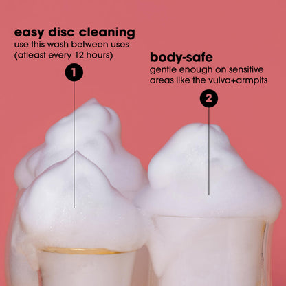 nixit Menstrual Cup Cleaner & Vaginal Wash – pH-Balanced, Fragrance-Free Feminine Wash for Menstrual Cup & Disc – Gentle Foaming Cleanser for Sensitive Skin – Paraben & Sulphate-Free – (5.4 fl oz)