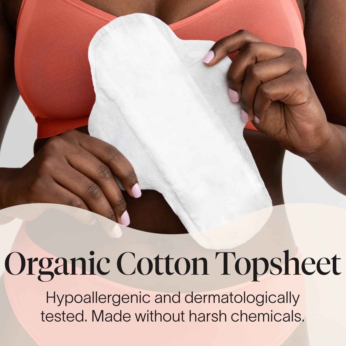 Cora Organic Feminine Care | 72 Overnight Pads with Wings and a Menstrual Period Cup | Medical Grade Silicone | Eco-Conscious | Bundle Pack