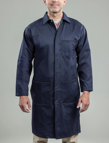 National Safety Apparel FR Lab Coat, 88% Cotton, 12% Nylon, X-Large