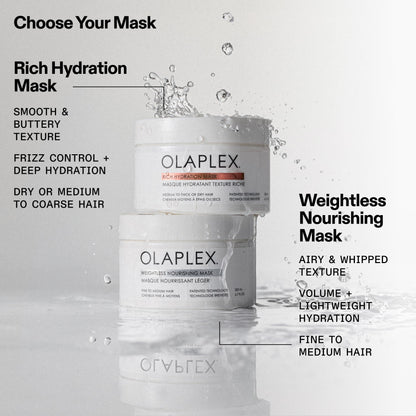 Olaplex Rich Hydration Mask: Cuticle Sealing Mask | Hydrate & Control Frizz | For Dry or Medium to Coarse Hair, 200 ml / 6.7 Fl Oz