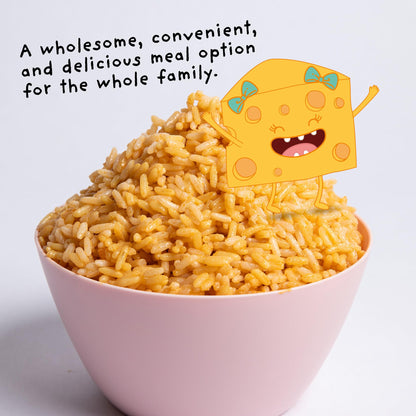 4Sisters Chelsea Cheese Rice, 90 Second Ready to Eat 8.5 oz (Pack of 6)