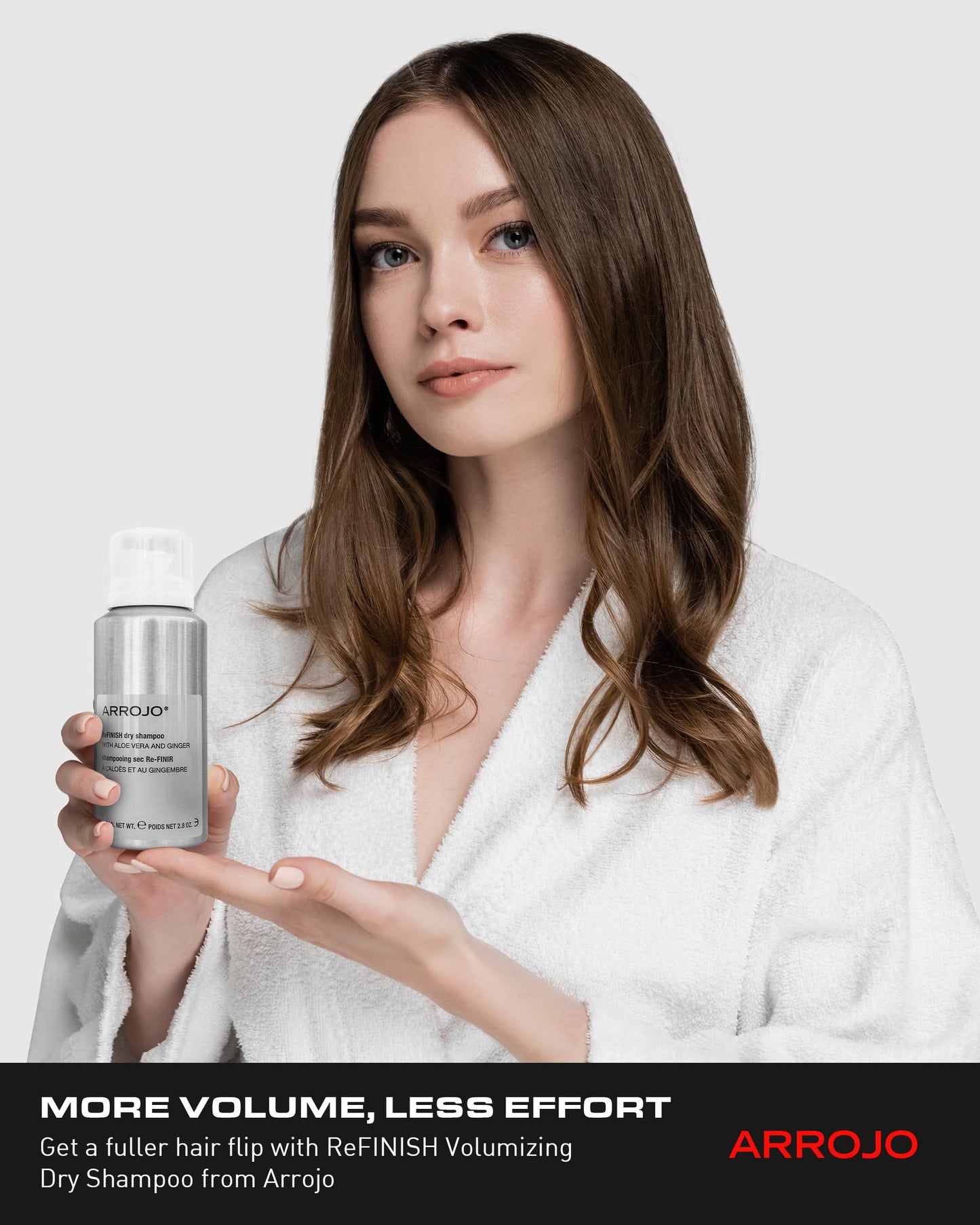 Arrojo ReFINISH Dry Shampoo – Sulfate-Free, Paraben-Free Volumizing Dry Shampoo Spray for Men & Women - Absorbs Oil & Buildup