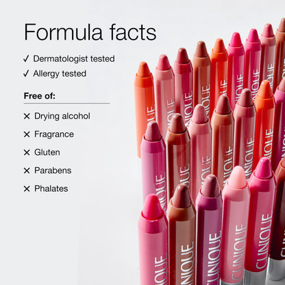Clinique Chubby Stick Tinted Lip Colour Balm | With Shea Butter | Moisturizing + Hydrating | Natural-Looking Lip Tint | Now With New Shades