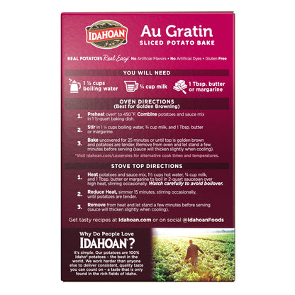 Idahoan Au Gratin Homestyle Casserole, 4 oz (Pack of 12)
