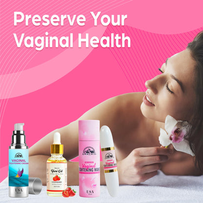 ANGELYCIA Ultimate Feminine Rejuvenation Trio: Wand, Cream and Yoni Oil for Vaginal Tightening, Rejuvenation, Effective Vaginial Tightening Cream, Coochie Tightener Wand and Feminine Yoni Oil