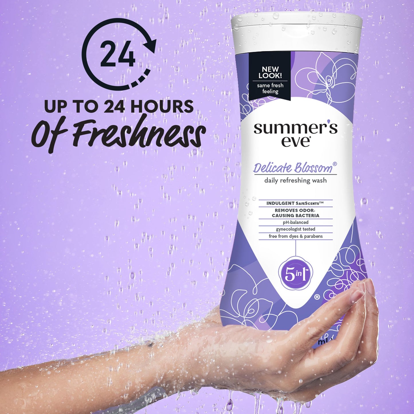 Summer's Eve Delicate Blossom & Golden Glamour Daily Feminine Body Washes, 15 fl oz Each