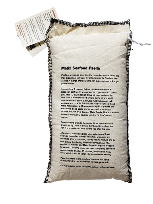 Matiz Valenciano Paella Rice from Spain (3 pack - 2.2 lbs. each) Traditional Spanish Medium-Grain | Risotto, Arrow Negro, Seafood Dishes | Natural Flavor | Soy and Gluten Free