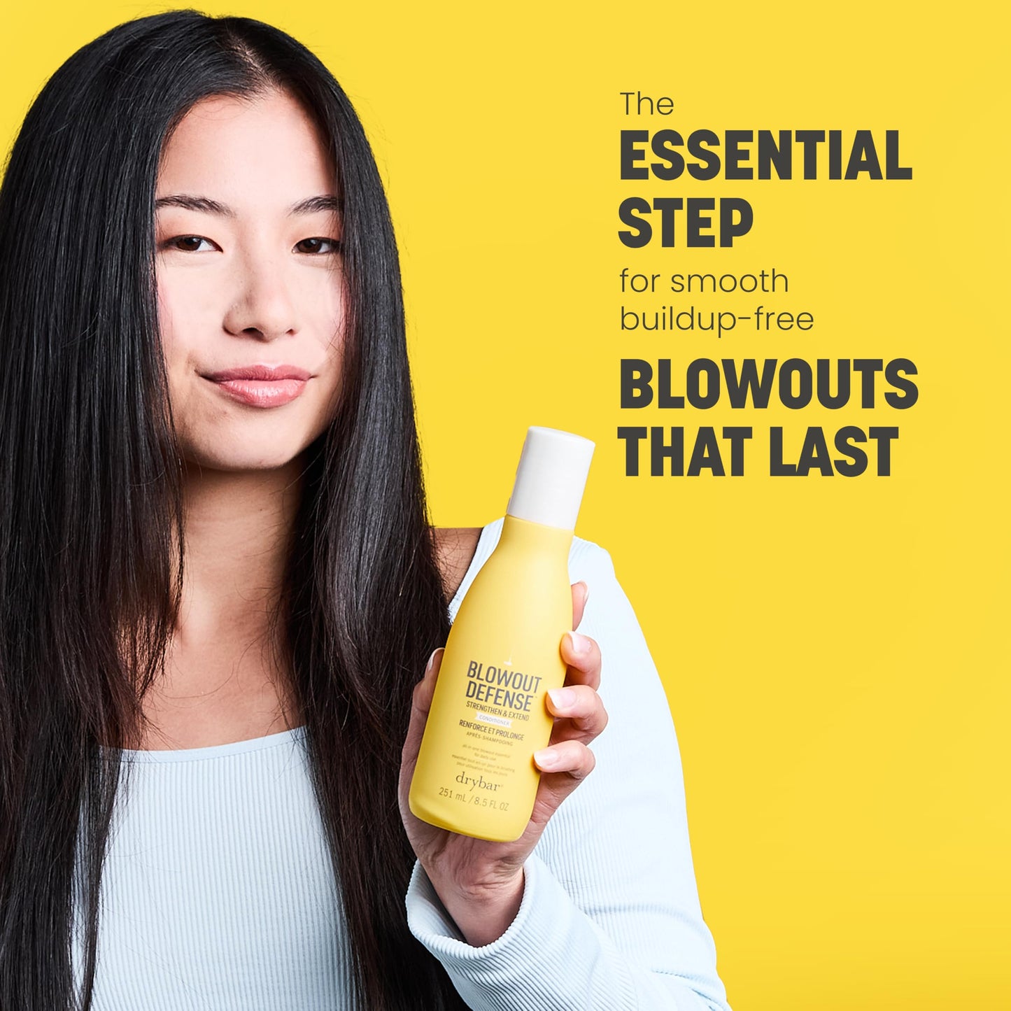 Drybar Blowout Defense Strengthen & Extend Conditioner, Lightweight Texture, Hydrates, Detangles, Reduces Breakage, No Build-Up, Long-Lasting Blowouts