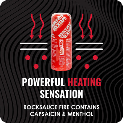 RockTape GO Muscle & Joint Relief Kit - Pre-Cut Kinesiology Tape & RockSauce Fire Roll-On - Quick Application, Durable, Water-Resistant, Recovery for Athletes