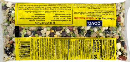 Goya Foods 16 Bean Soup Mix, Dry, 16 Ounce (Pack of 24)
